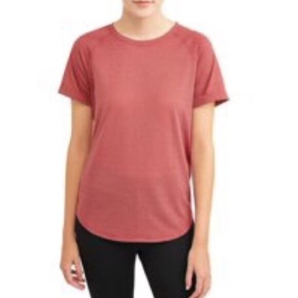 Athletic Works Active Drawstring Tie Back Short Sleeve T-Shirt - Picture 1 of 7